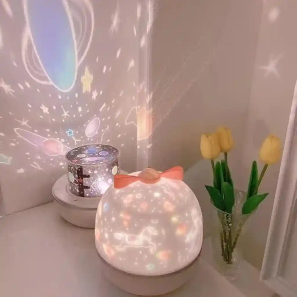 Proyector Lampara De Luz Con Laminas Para Bebes Y Niños