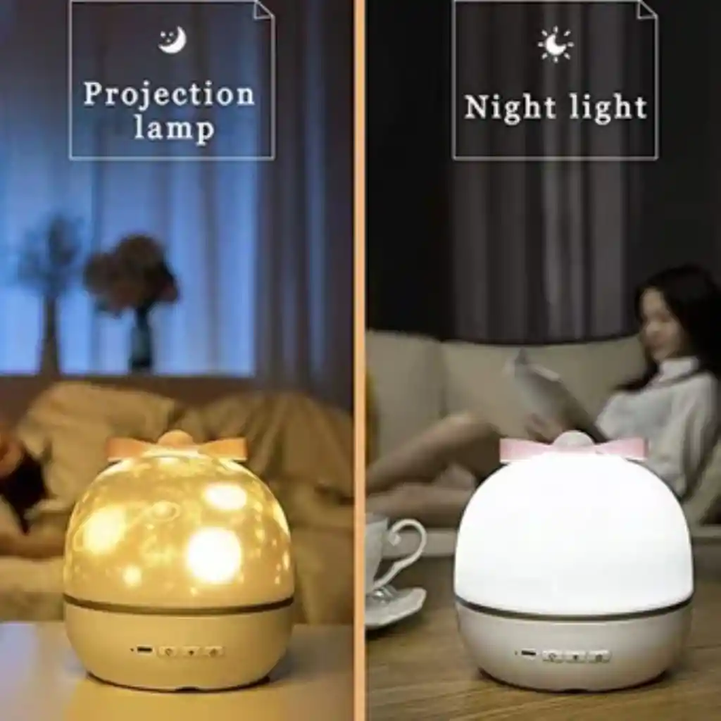 Proyector Lampara De Luz Con Laminas Para Bebes Y Niños