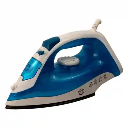 Plancha De Ropa Icm Cerámica Icm-p03 1200w Color Azul Marino