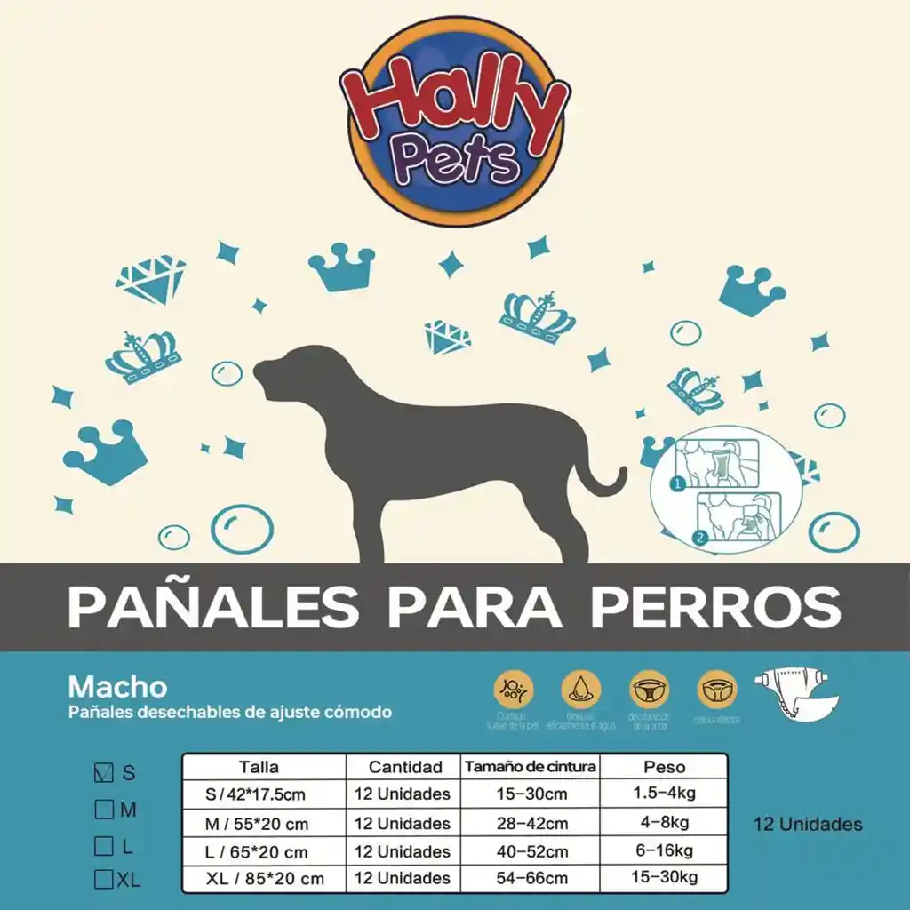 Pañal Macho Talla L Paquete Por 120 Und