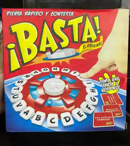 Juego Basta Interactivo Palabra Agilidad Mental Mini Viajero