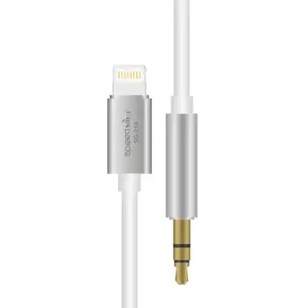 Cable Auxiliar De Audio Speed Song Sg-216 Iphone Lightning /jack 3.5mm, 1.5 Metros
