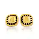 Aretes Brillo Salvaje Leopard Color Dorado - Are | A2 21-0076390