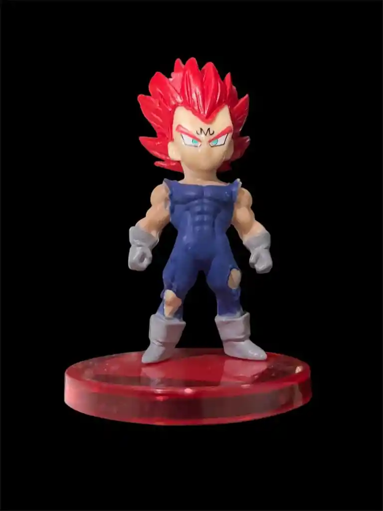 Super Saiyan Red Majin Vegeta Mini 3" Pvc Action Figure Dragon Ball
