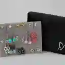 Aretes Fantasy Doce Brillos Set Love Garden Multicolor X12 - B1 21-0070730