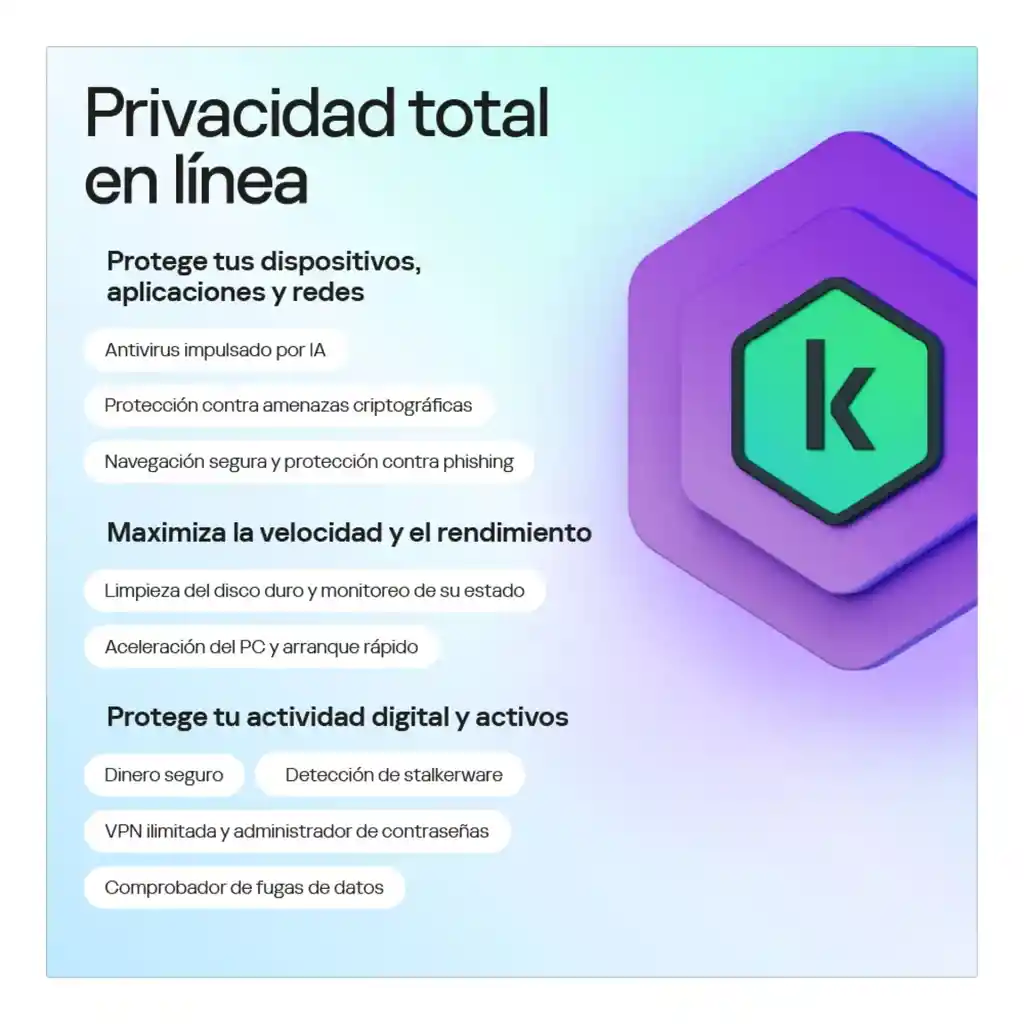 Kaspersky Antivirus Plus 1 Dispositivo Por 1 Año