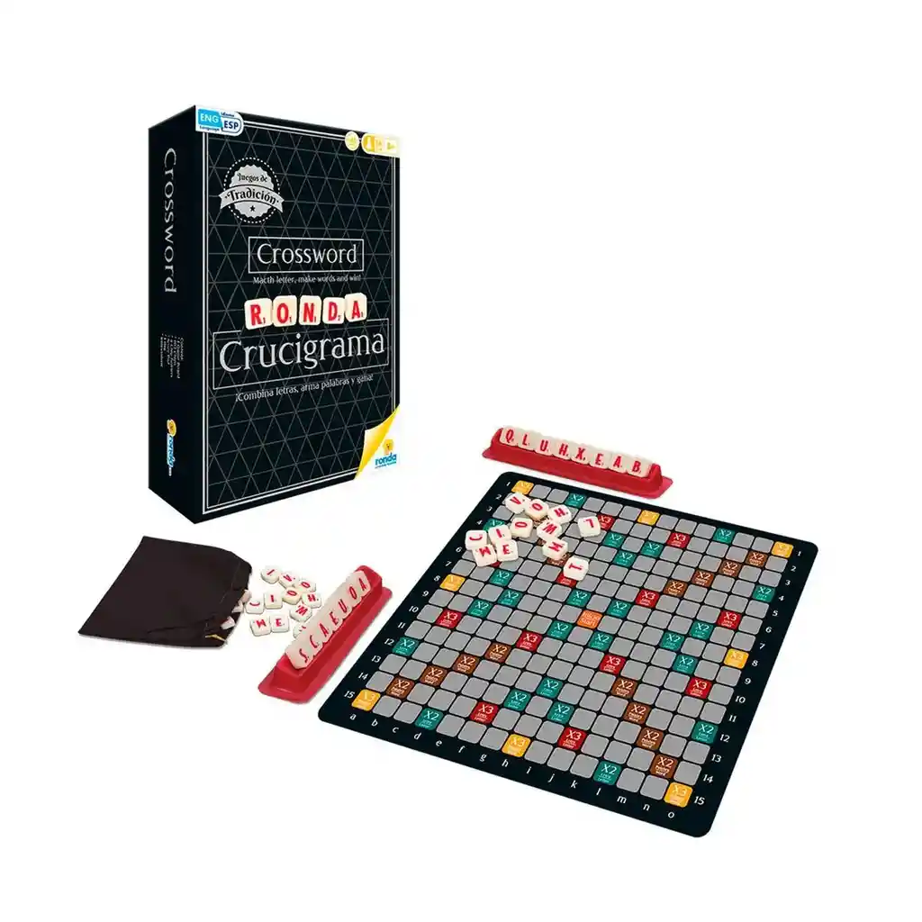 Juego De Mesa Crucigrama De Letras Y Palabras Para Adultos