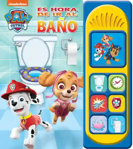 Libro Interactivo Paw Patrol Hábitos En El Baño Para Niños