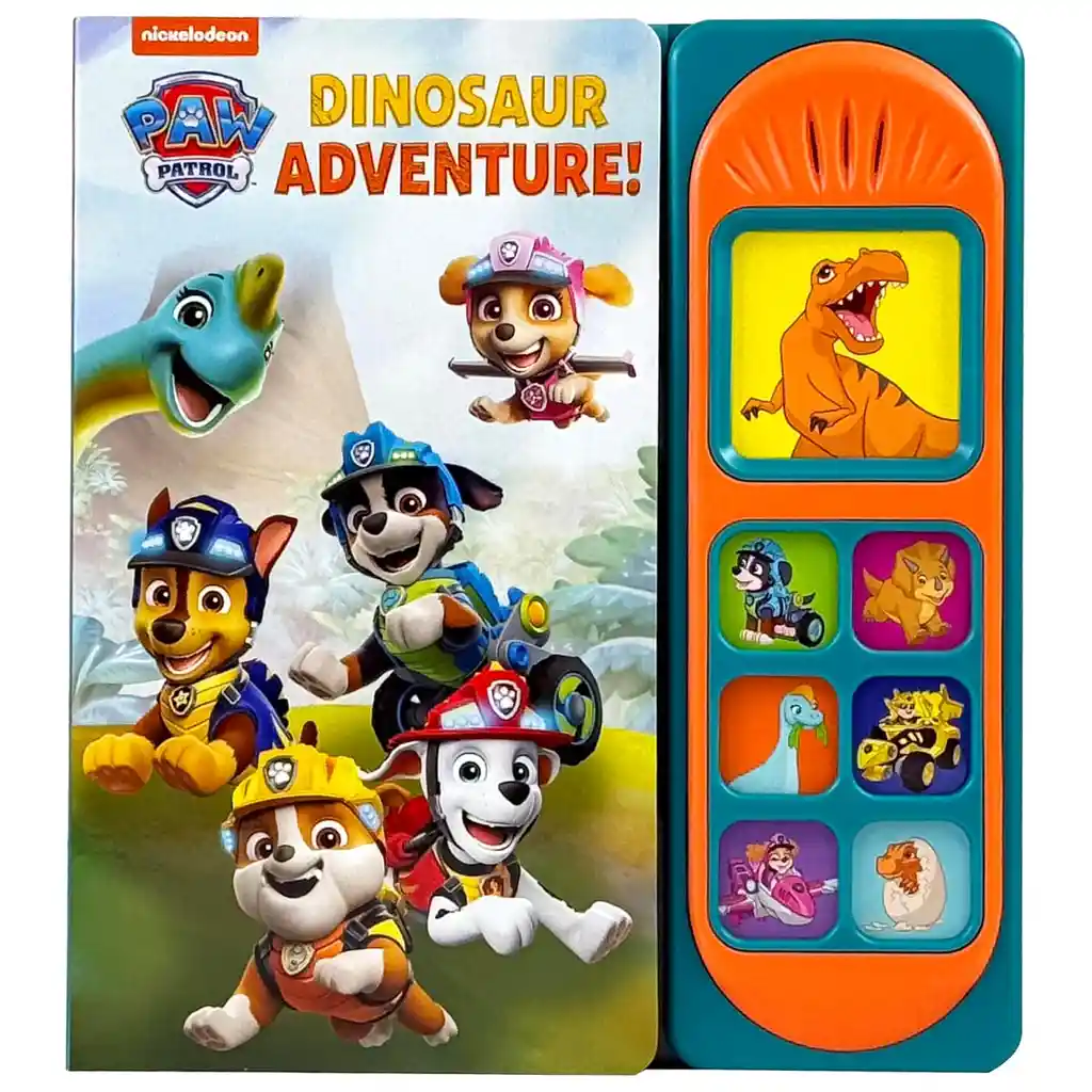 Libro Interactivo Paw Patrol Dino Rescate Con Sonidos Niños