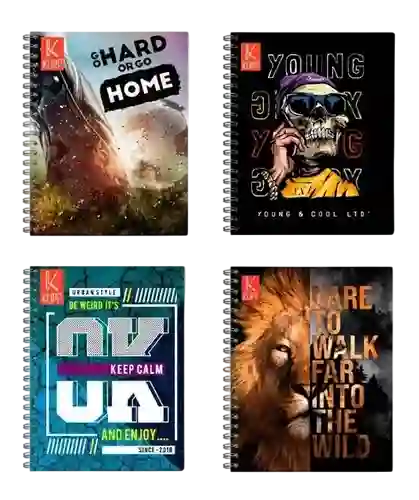 Cuaderno Agenda Argollado 5 Materias Hombre Motivos Surtidos A Escoger