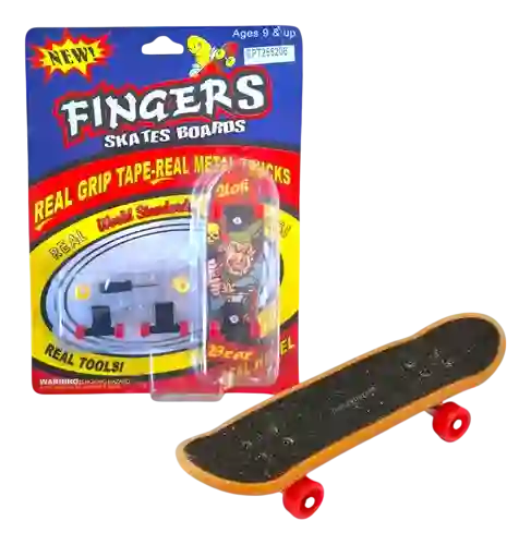 Juguete Mini Patineta De Skate Para Dedos X1