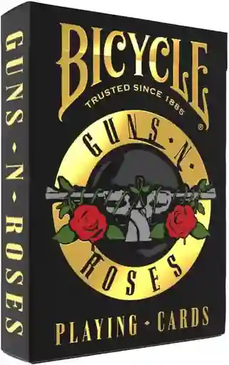 Juego De Póker Coleccionable Edición Guns N Roses Adultos