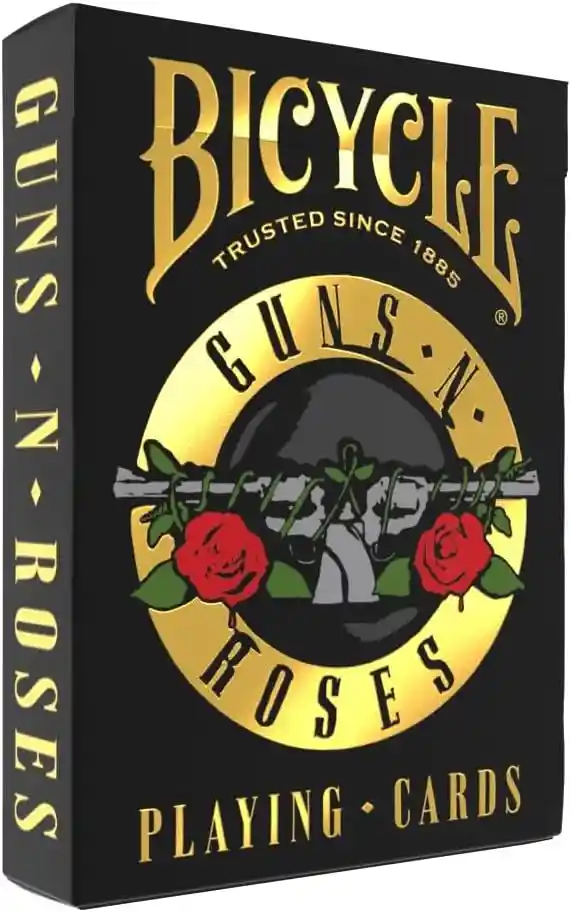 Juego De Póker Coleccionable Edición Guns N Roses Adultos