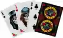Juego De Póker Coleccionable Edición Guns N Roses Adultos
