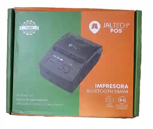 Impresora Pos 58mm Papel 58/57mm Conexion Con 8 Dispositivos Inteligentes Bateria Larga Duracion
