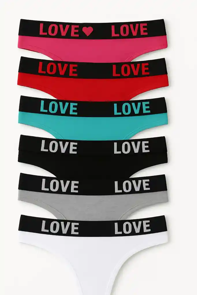 Dos Pantys Hilo En Seda Algodon Talla M