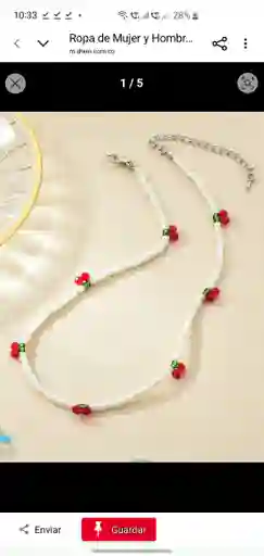 Collar Dulce Cerezas