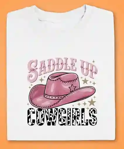 Camiseta Saddle Up Blanca