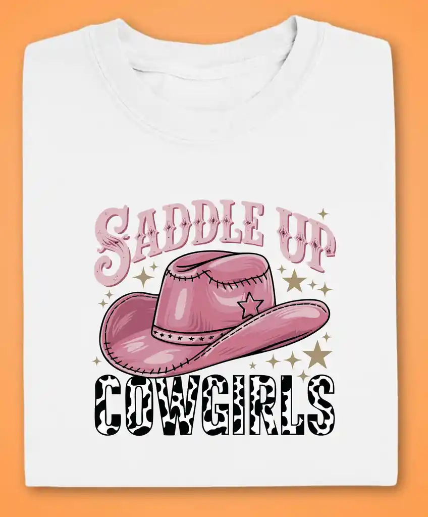 Camiseta Saddle Up Blanca