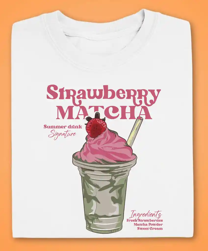 Camiseta Matcha Blanca