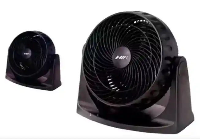 Ventilador Nia 10″ (28 W) — Frescura Compacta, Poder Liberado