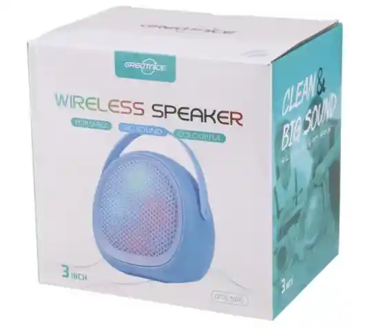 Bafle Parlante Altavoz Gts-1945 — Pequeño, Pero Con Carácter: Música, Luz Y Ritmo En Tu Palma