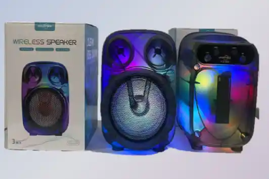 Bafle Parlante Altavoz Gts-2003 – Sonido En Formato Compacto, Con Luz Propia