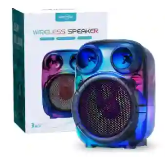 Bafle Parlante Altavoz Gts-2003 – Sonido En Formato Compacto, Con Luz Propia