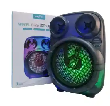 Bafle Parlante Altavoz Gts-2003 – Sonido En Formato Compacto, Con Luz Propia