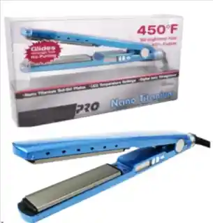 Plancha De Cabello Nano Titanium 450° – Potencia Y Tecnología Profesional En Tus Manos