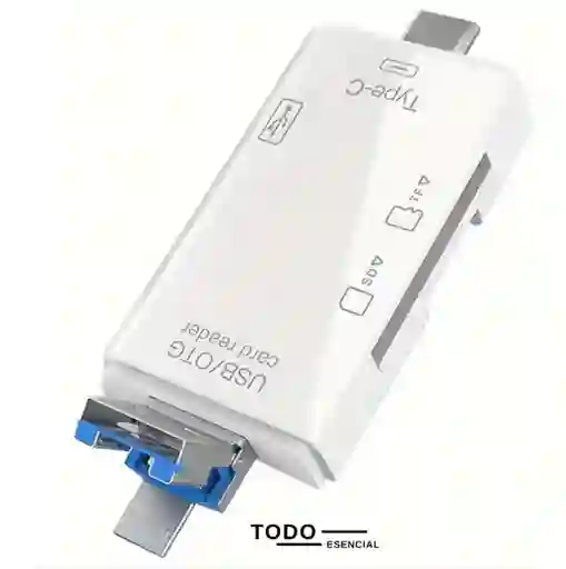 Lector De Tarjetas Usb Para Usb/tipo C/ Micro Usb