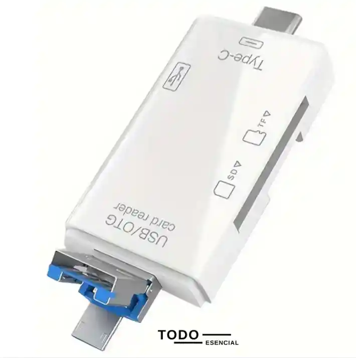 Lector De Tarjetas Usb Para Usb/tipo C/ Micro Usb
