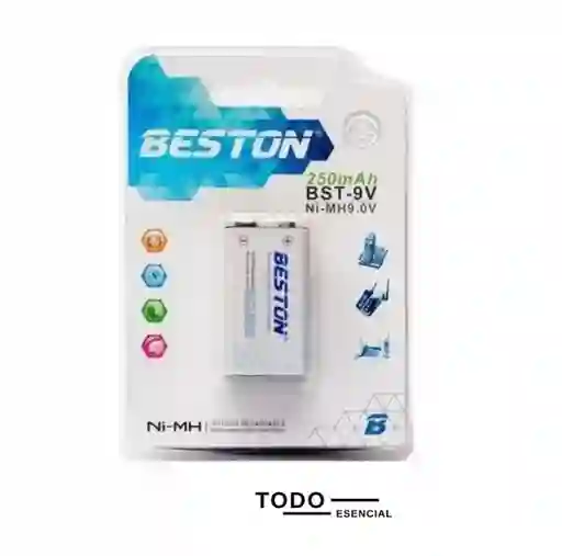 Pila Recargable Beston 9v 250mah