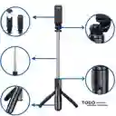Trípode Palo Selfie Stick Con Bluetooth Control Remoto 