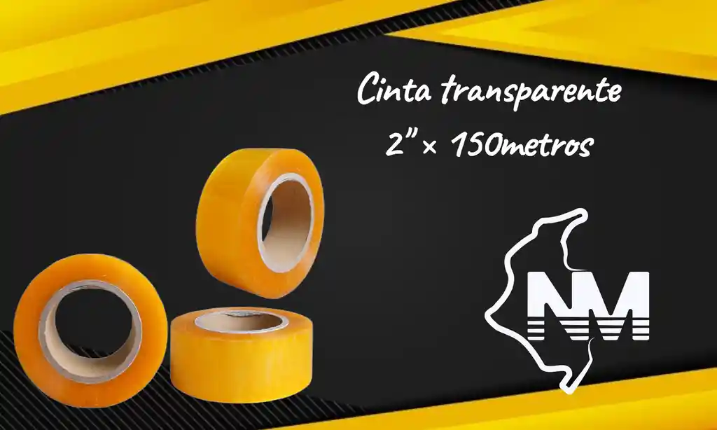 Cinta Transparente 2" ×150metros