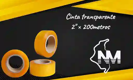 Cinta Transparente 2" × 200metros
