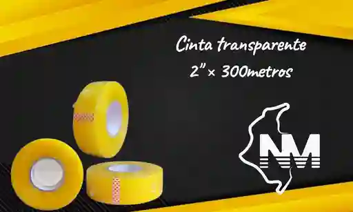 Cinta Transparente 2" × 300metros