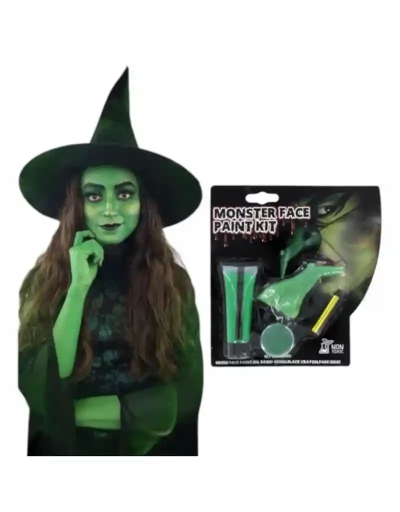 Kit Maquillaje Halloween Bruja