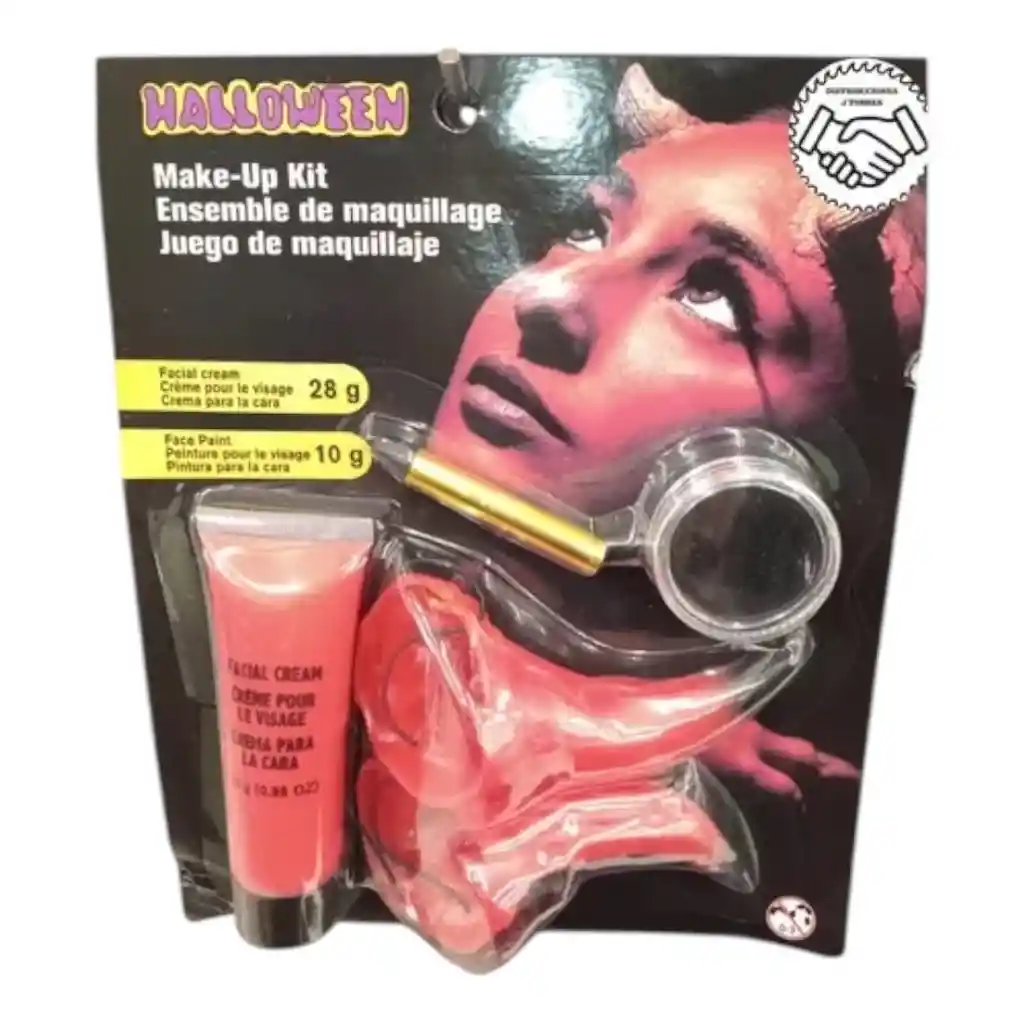 Kit Maquillaje Diablo Halloween