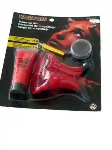 Kit Maquillaje Diablo Halloween