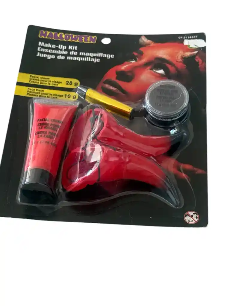 Kit Maquillaje Diablo Halloween