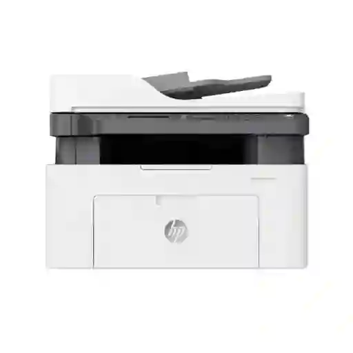 Impresora Multifuncional Hp Laser 137fnw Monocromo Wifi Blanca Con Fax Y Escáner}