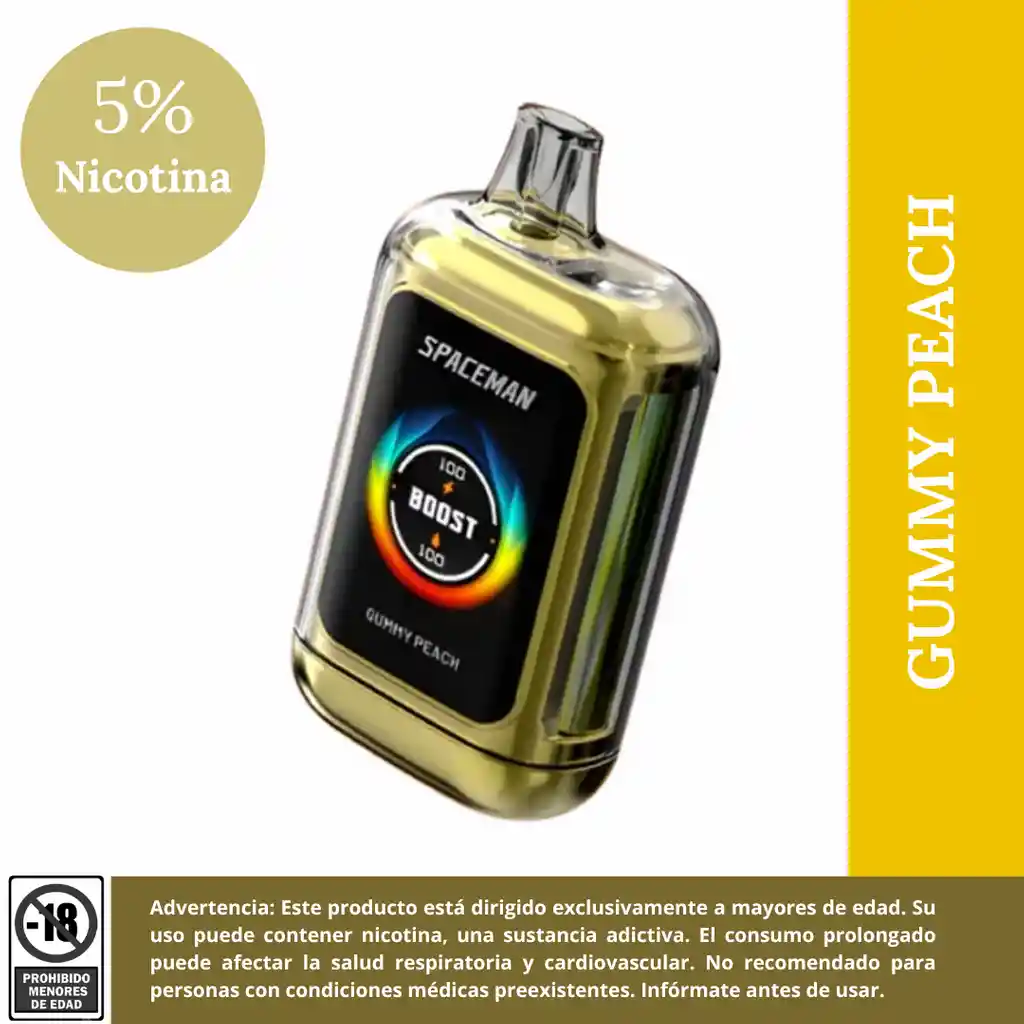 Vape 18.000 Puffs Gummy Peach