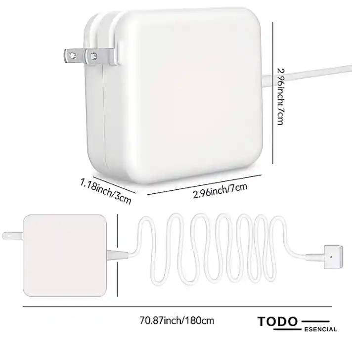 Cargador Macbook Punta En T Magnético Compatible 2012-2017 Genérico