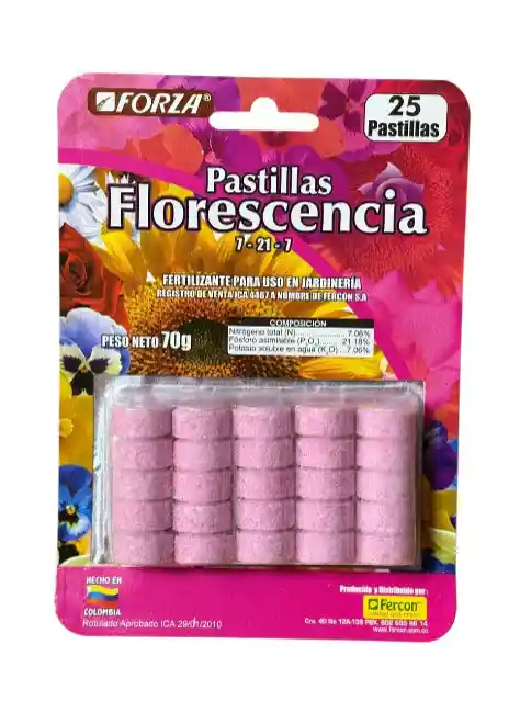 Pastillas Fertilizantes Florescencia