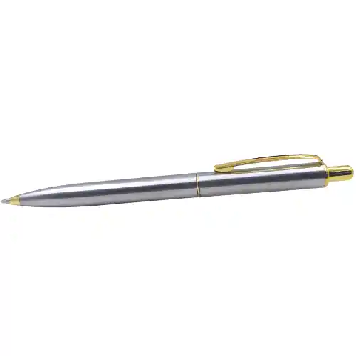 Boligrafo Metalico Retractil Imitación Parker Tokio - Tinta Negra