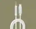 Cable Auxiliar De Audio Speed Song Sg-216 Iphone Lightning /jack 3.5mm, 1.5 Metros