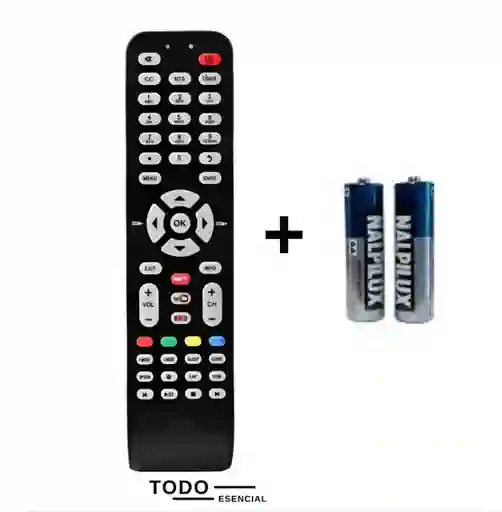Control Remoto Smart Tv Challenger Universal Genérico Con Pilas