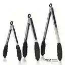 Pinzas De Cocina Acero Inoxidable Y Silicona