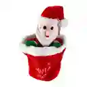 Muneco Santini Santa Movimiento 23x18cm Poliester